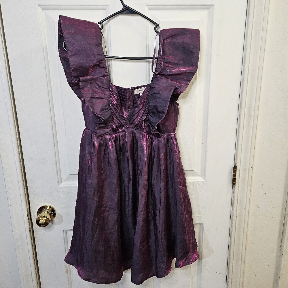 Women's Purple Entro Evening Party Dress Size Small Sleeveles